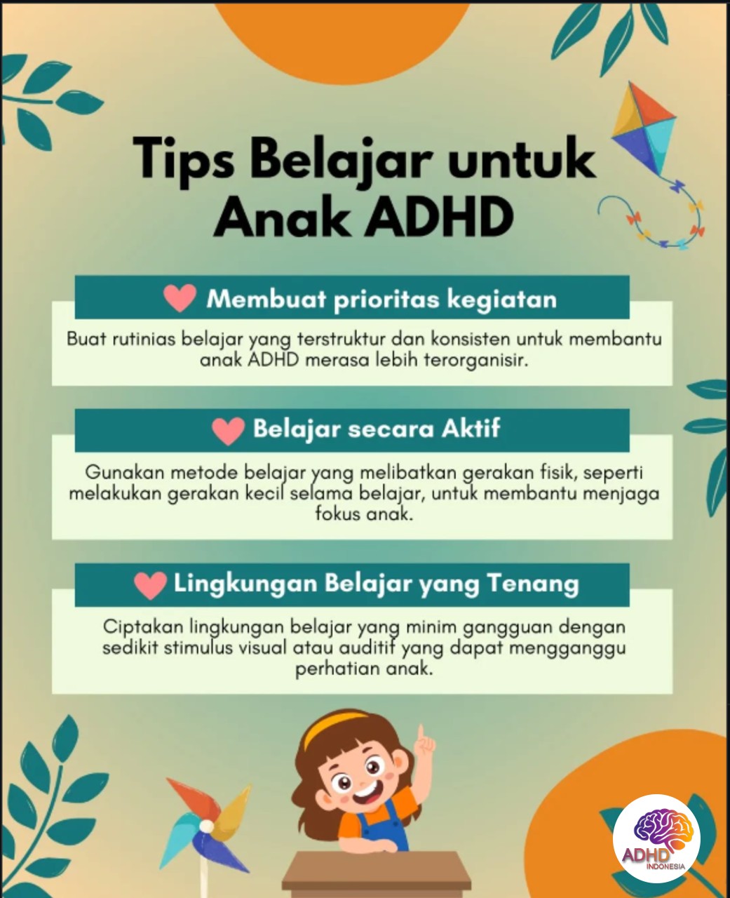 Strategi Belajar yang Cocok untuk Anak ADHD di Kabupaten Kubu Raya
